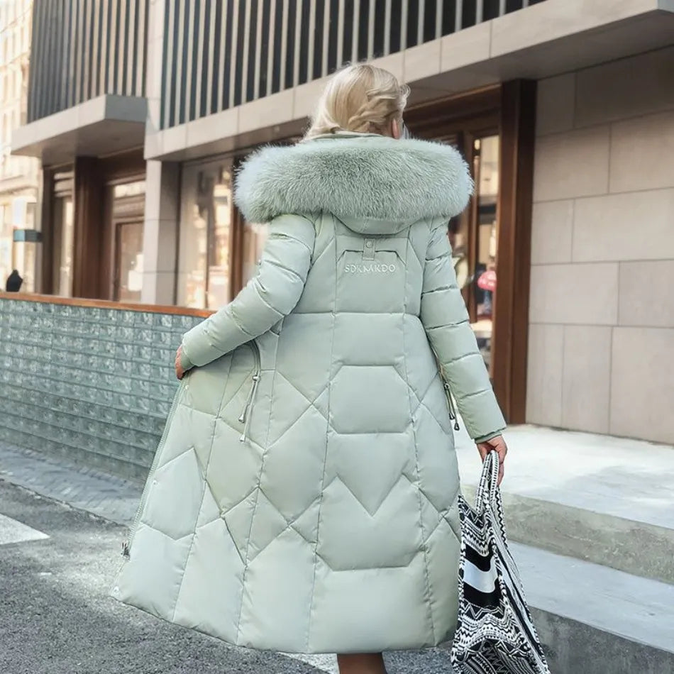 Katharina Long Quilted Down Coat