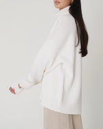 Claudia Oversize High-Neck Casual Sweater