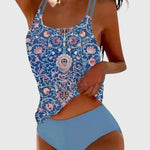 Martina Printed Tankini Swim Set