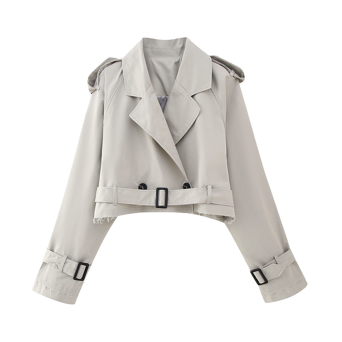 Karla Belted Short Trench Coat