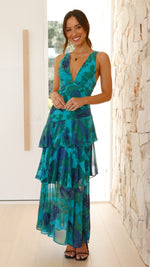 Emilia Floral Tiered Maxi Dress