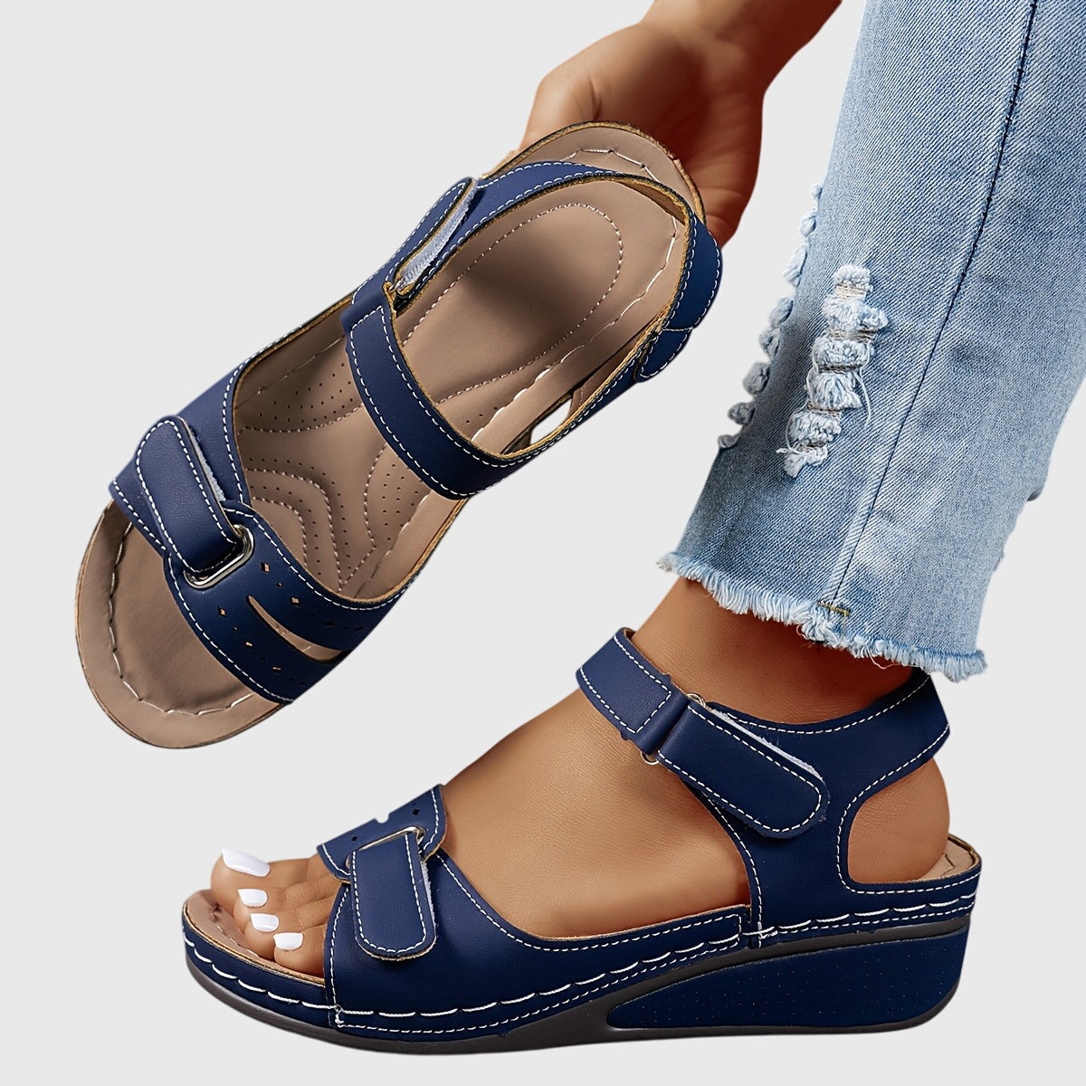 Crystal | Comfortable Flat Sandals