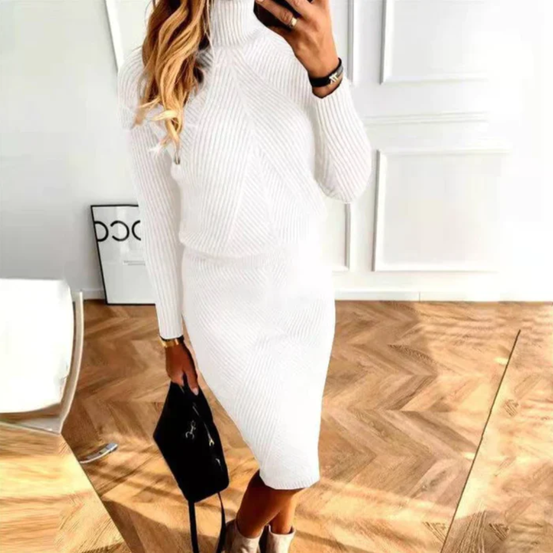 Carolin Stylish Comfortable Midi Sweater Dress