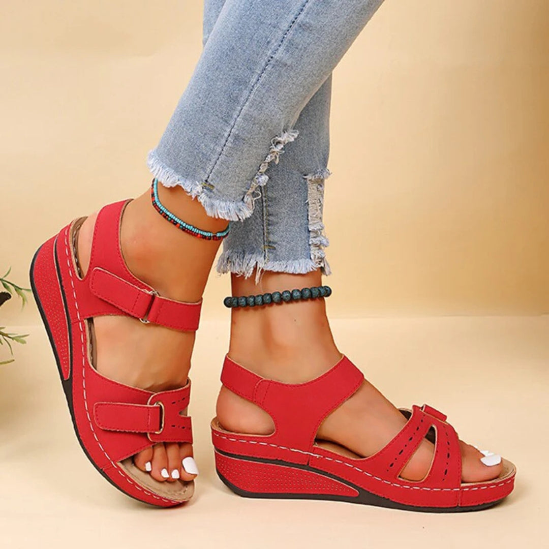 Kathrin Orthopedic Strap Platform Sandals