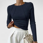 Doris Fitted Long-Sleeve Top