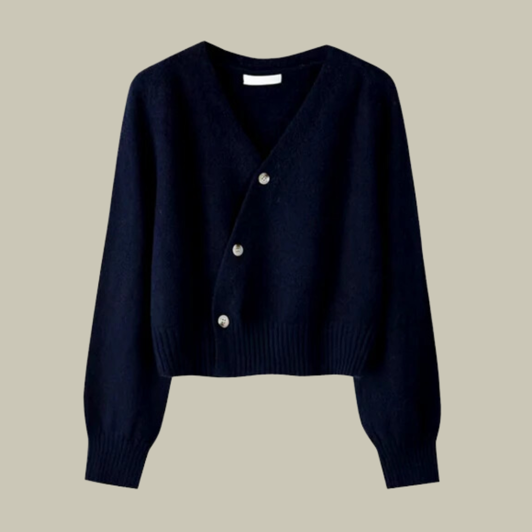 Marion Merino Wool V-Neck Cardigan