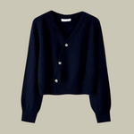 Marion Merino Wool V-Neck Cardigan