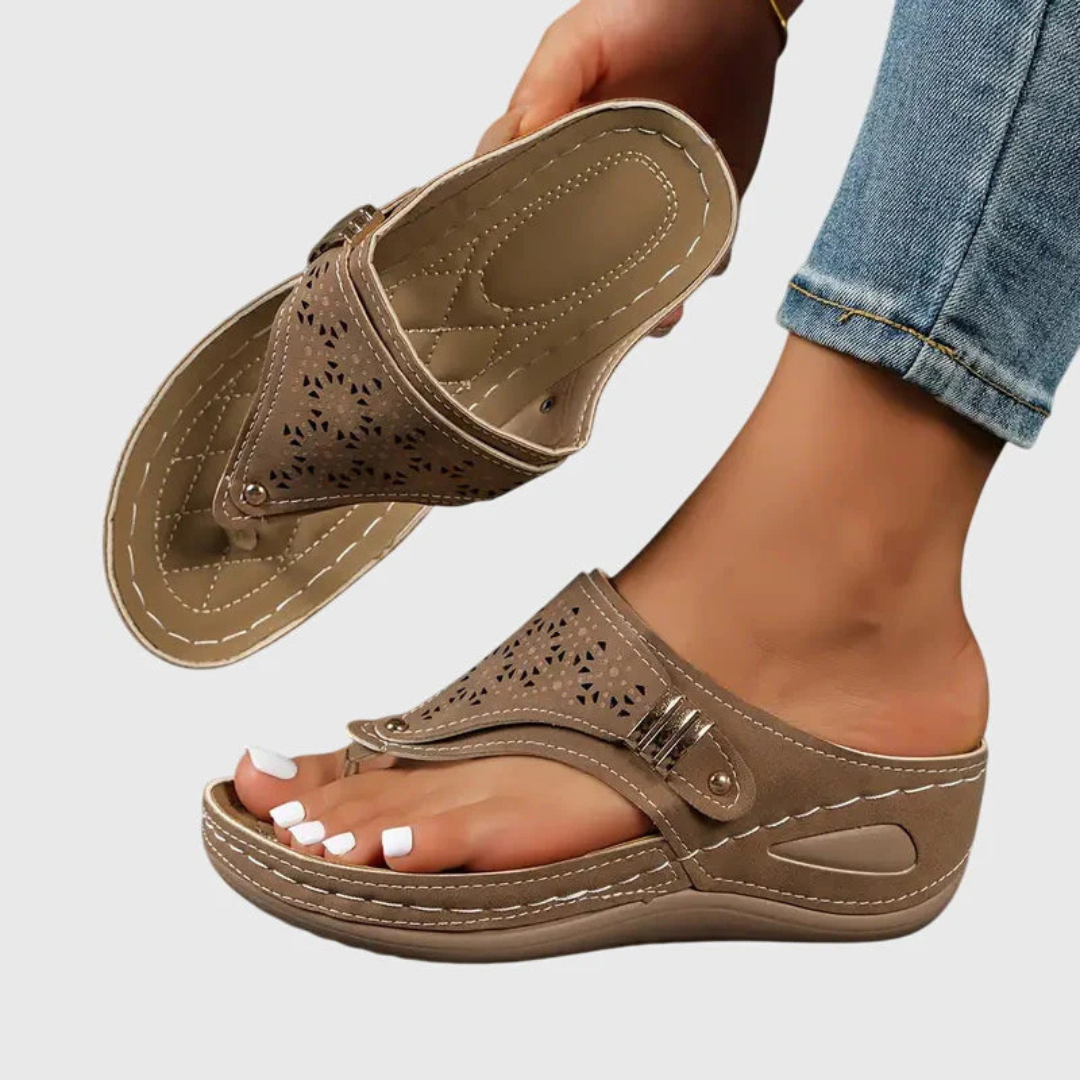 Stefanie Slip-On Flat Sandals