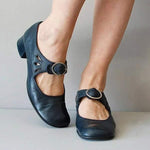 Jana Buckle Strap Shoes