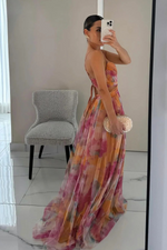 Selina Pleated Maxi Dress