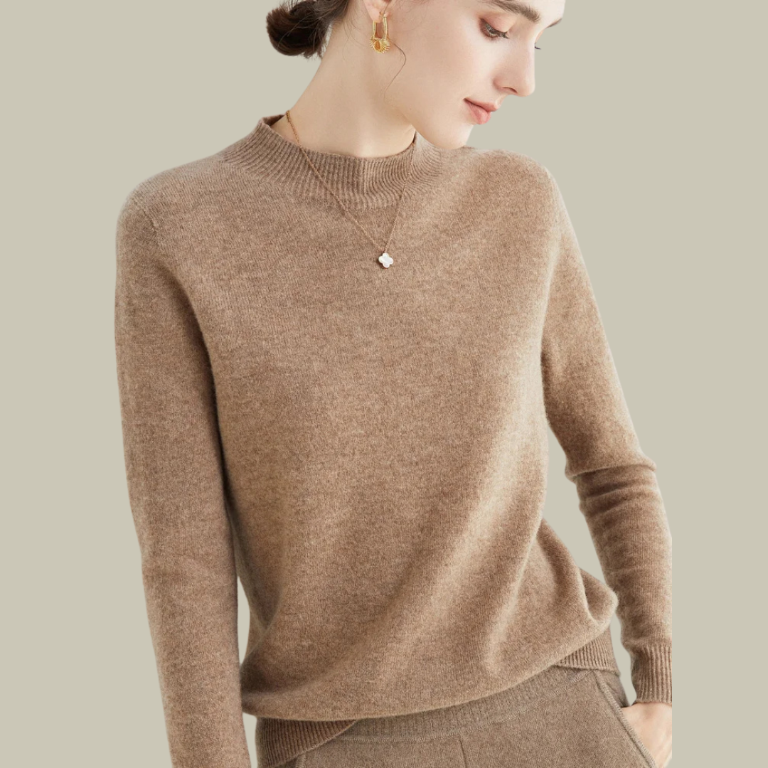 Monika Merino Wool Turtleneck Sweater