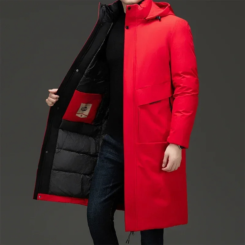 Alexander Long Quilted Hooded Winter Coat