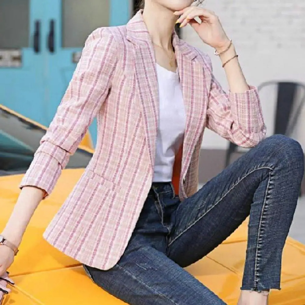 Anna One-Button Office Blazer