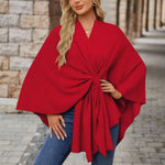 Veronika Cape-Style Top with Front Knot