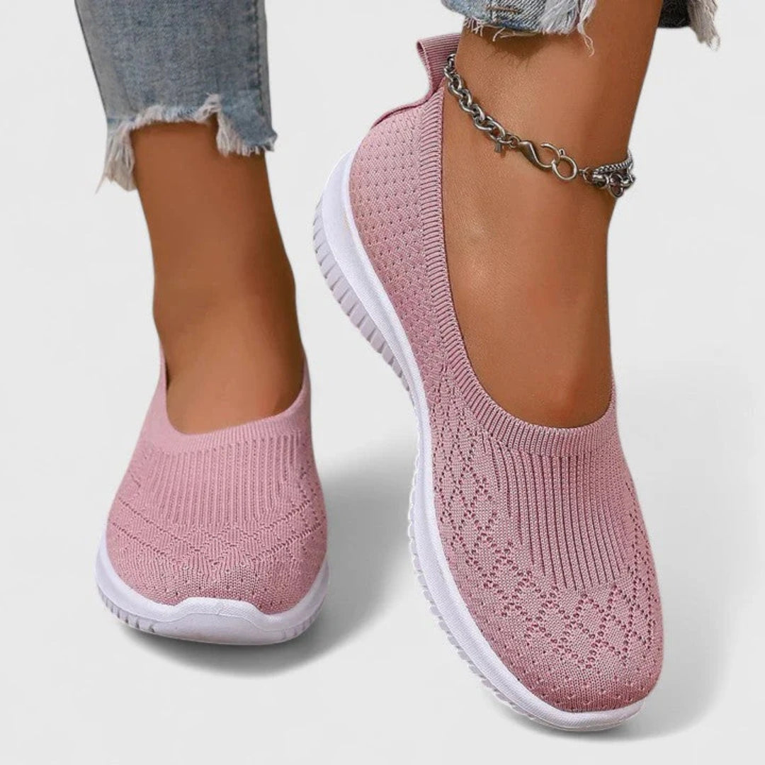 Lara Lightweight Slip-On Knit Flats