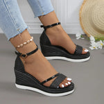 Karin Platform Wedge Strap Sandals