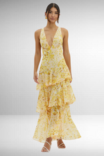 Emilia Floral Tiered Maxi Dress