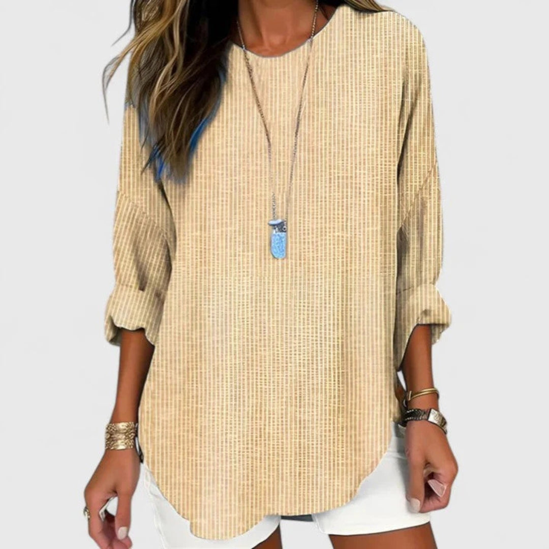 Natascha Striped Relaxed Fit Blouse