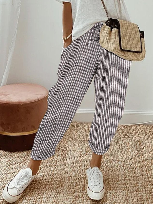 Helga Casual Linen Pants