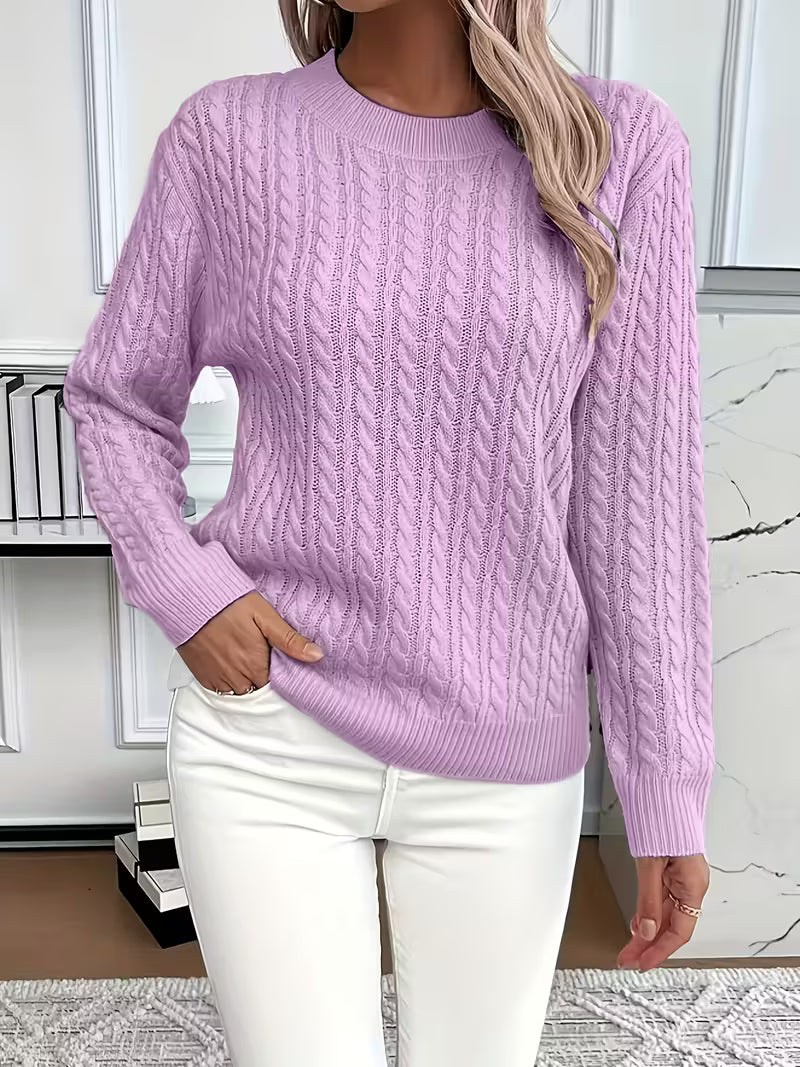 Doris Cozy Cable Knit Winter Sweater