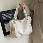 Emilia Studded Faux Leather Tote Bag