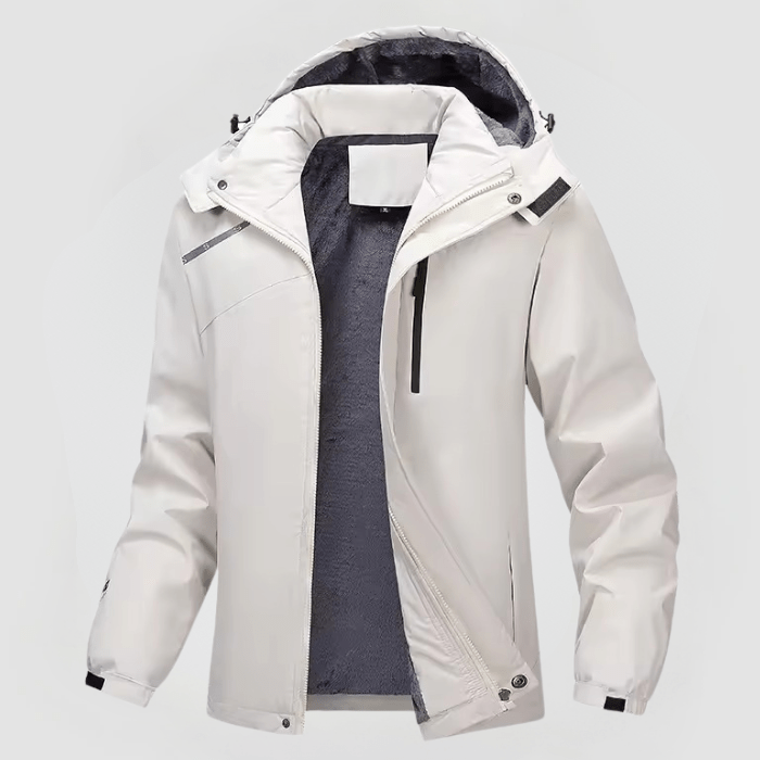 Hendrik Hooded Zip-Up Winter Jacket