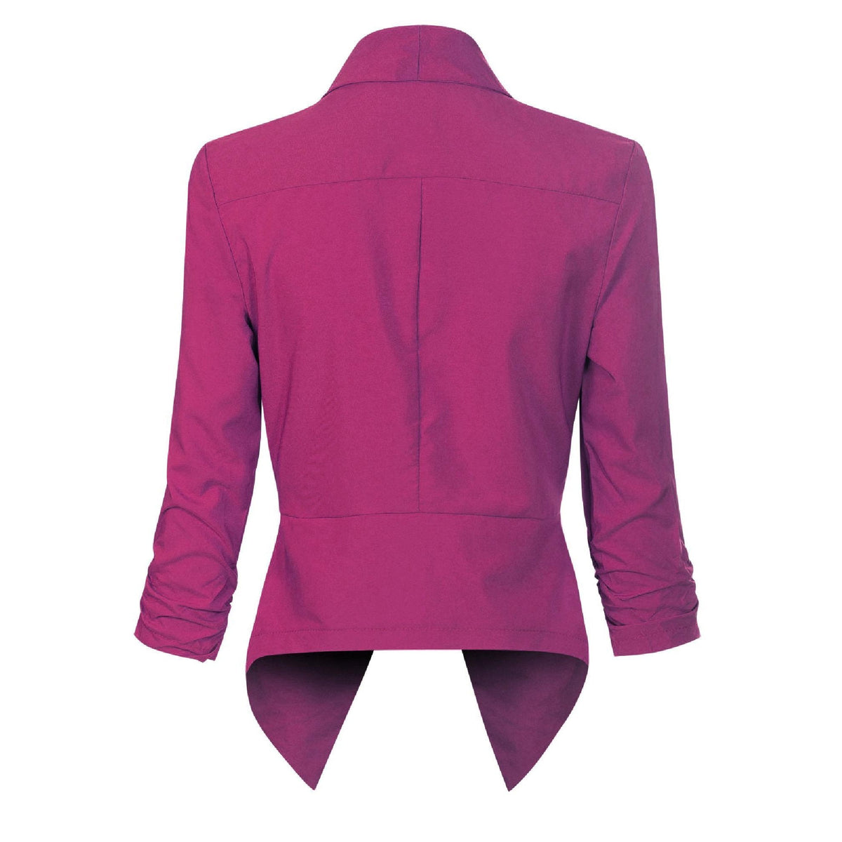 Susanne Open-Front Long-Sleeve Blazer