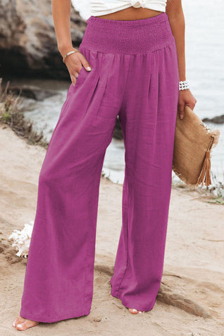 Johanna High-Waist Wide-Leg Pants