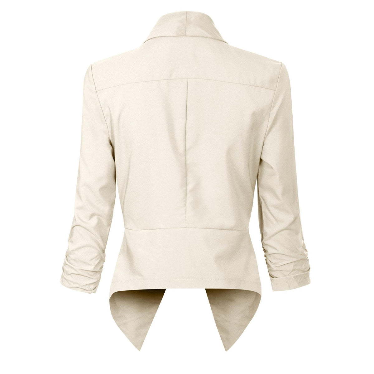 Susanne Open-Front Long-Sleeve Blazer