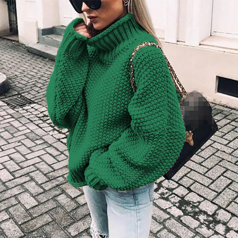 Elisa Chunky Turtleneck Sweater