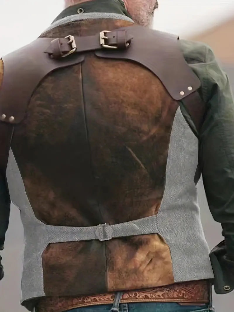 Patrick Vintage Buckle-Strap Vest