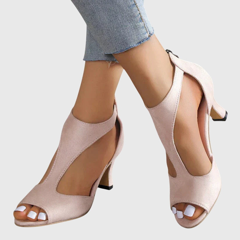 Delfina | Block Heel Pumps