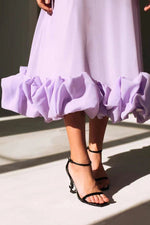 Jasmin Ruffle Hem Wedding Guest Dress