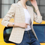 Anna One-Button Office Blazer