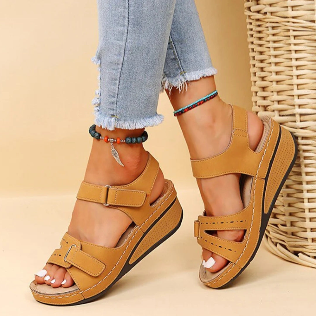 Kathrin Orthopedic Strap Platform Sandals