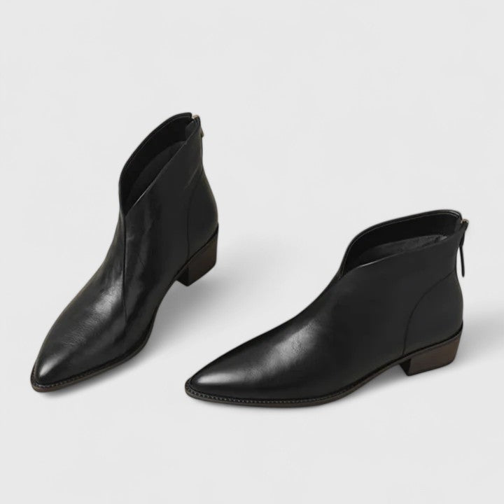 Nicole Block Heel Ankle Boots