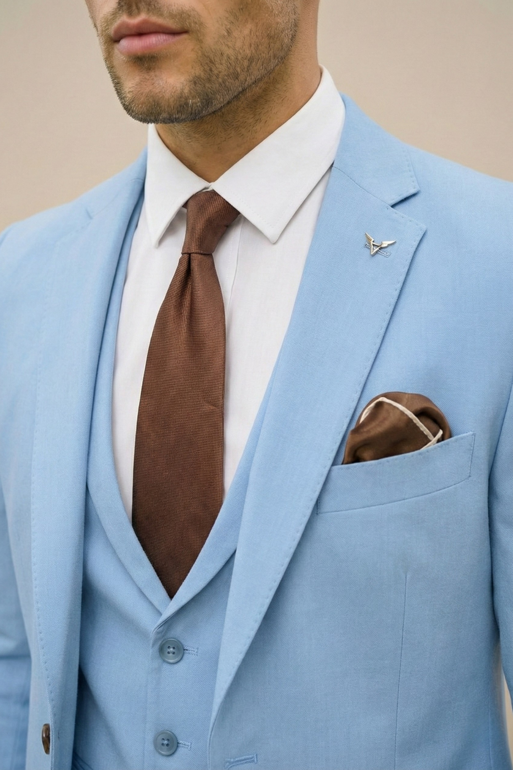 Elias Modern Three-Piece Suit Set