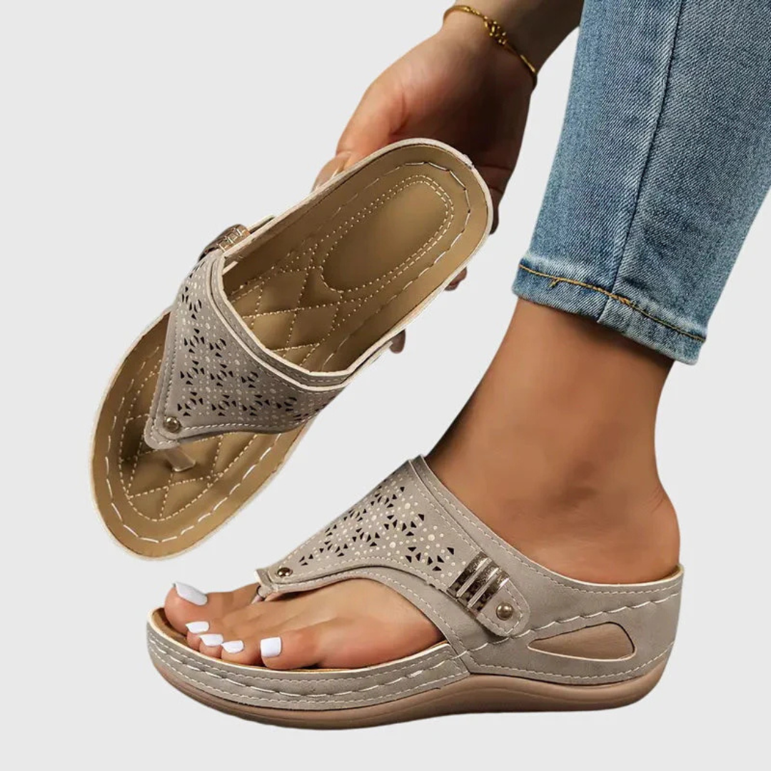 Stefanie Slip-On Flat Sandals