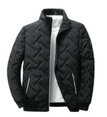 Theo Quilted Jacket with Stand Collar