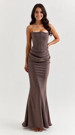 Maria Column Maxi Wedding Guest Dress