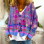 Hannah Cozy Colorful Cardigan