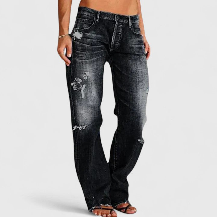 Frieda Loose-Fit Vintage Wash Jeans