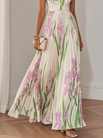 Brooklyn | Women’s Boho Floral Flowing A Line Dress