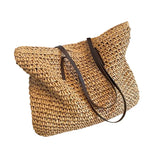 Laura Spacious Woven Beach Tote