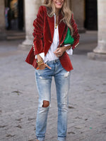 Sabina Classic One-Button Blazer