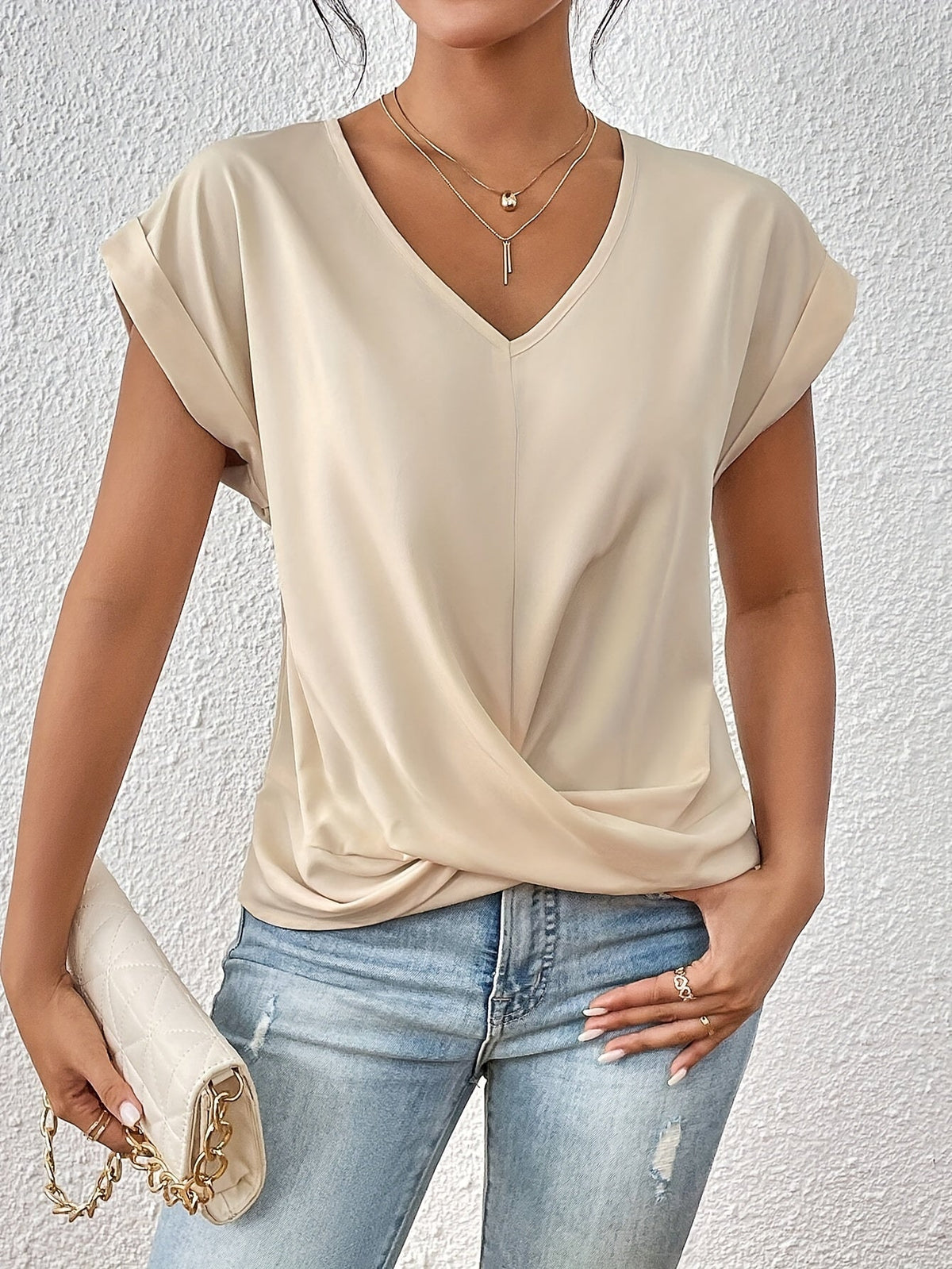 Cleo Sweetheart Neck T-Shirt