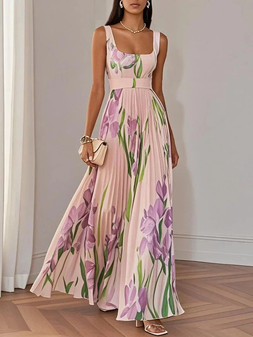 Brooklyn | Women’s Boho Floral Flowing A Line Dress