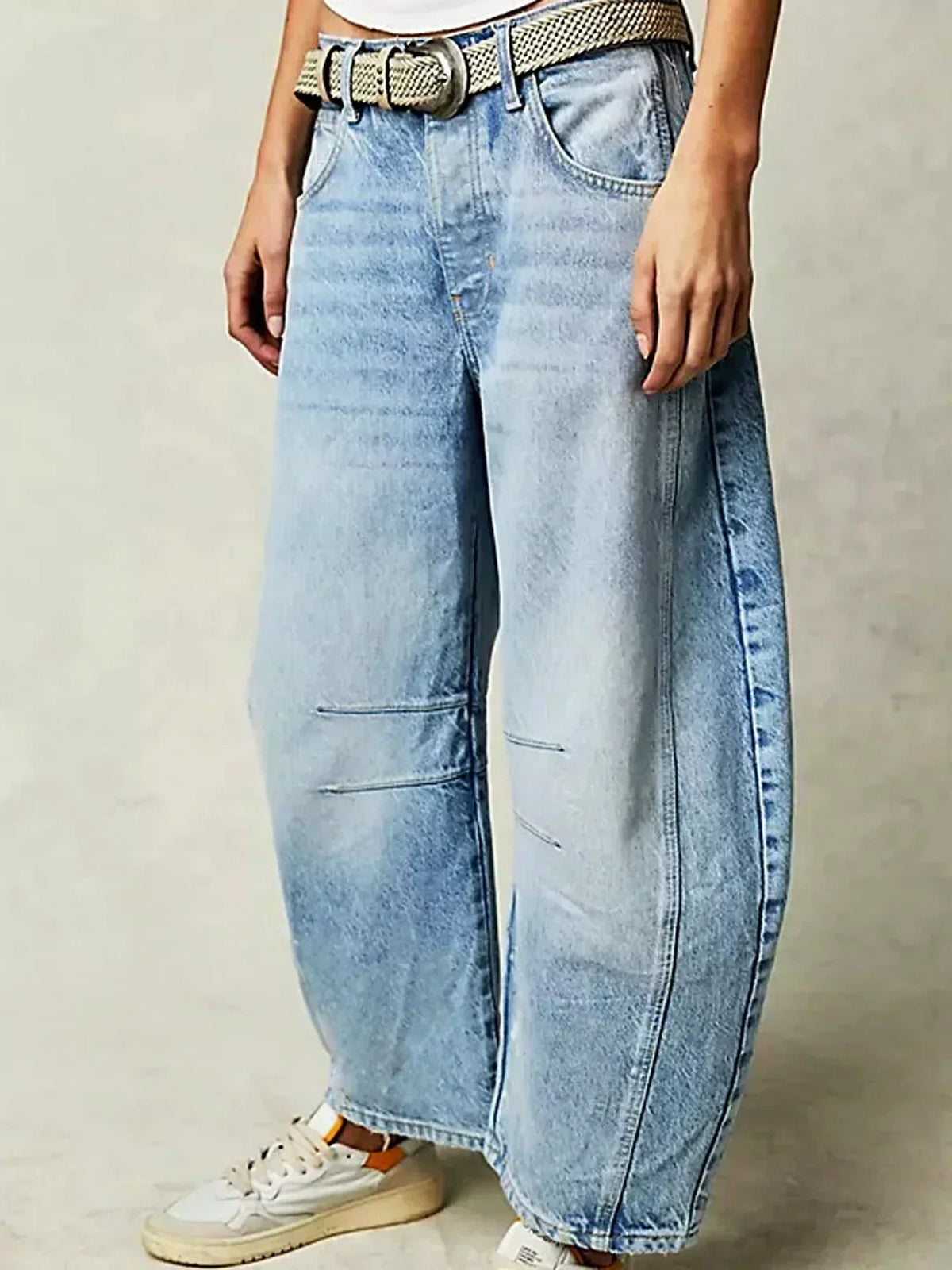 Gabriela Printed Wide-Leg Jeans