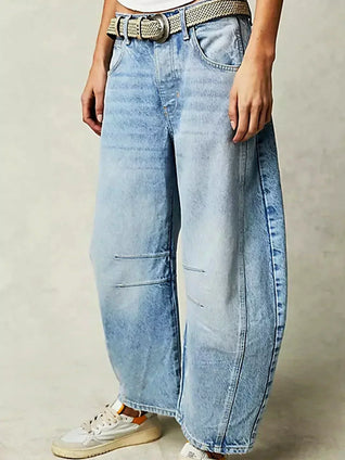 Gabriela Printed Wide-Leg Jeans