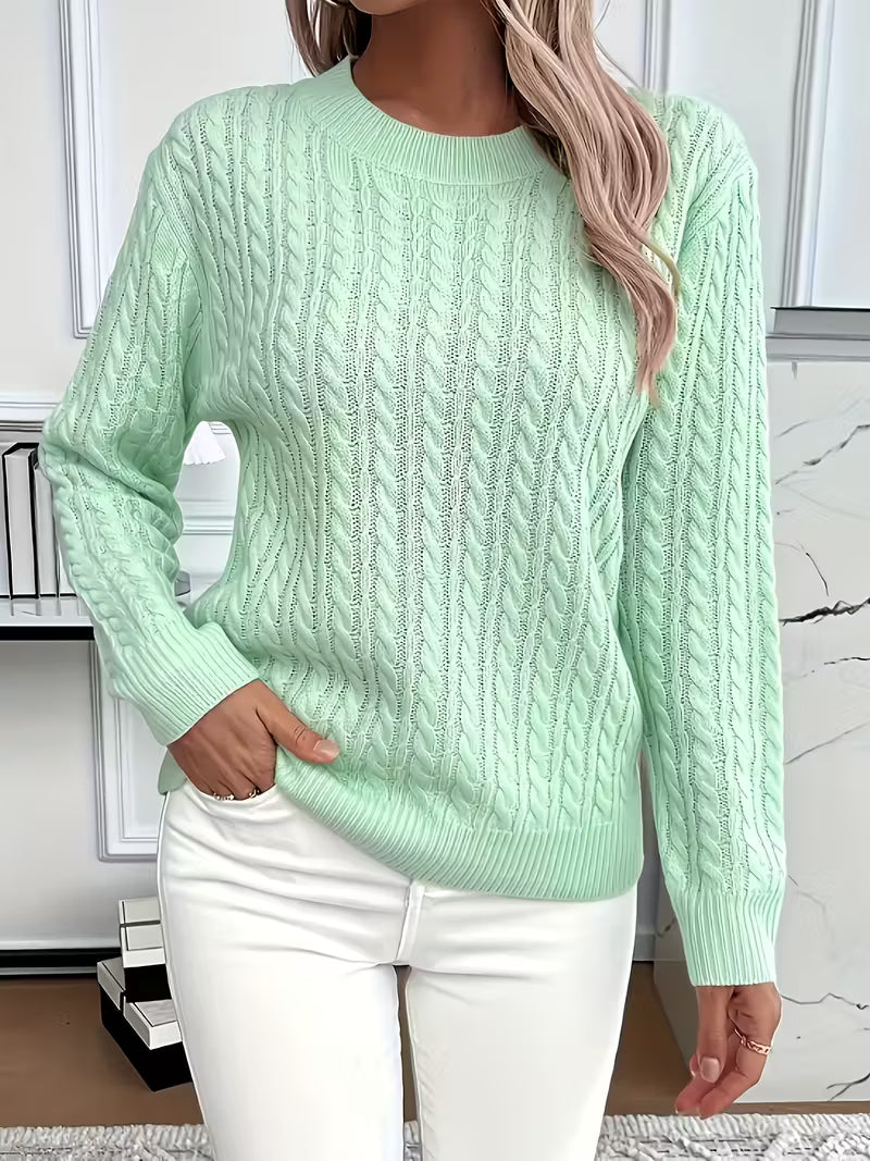 Doris Cozy Cable Knit Winter Sweater
